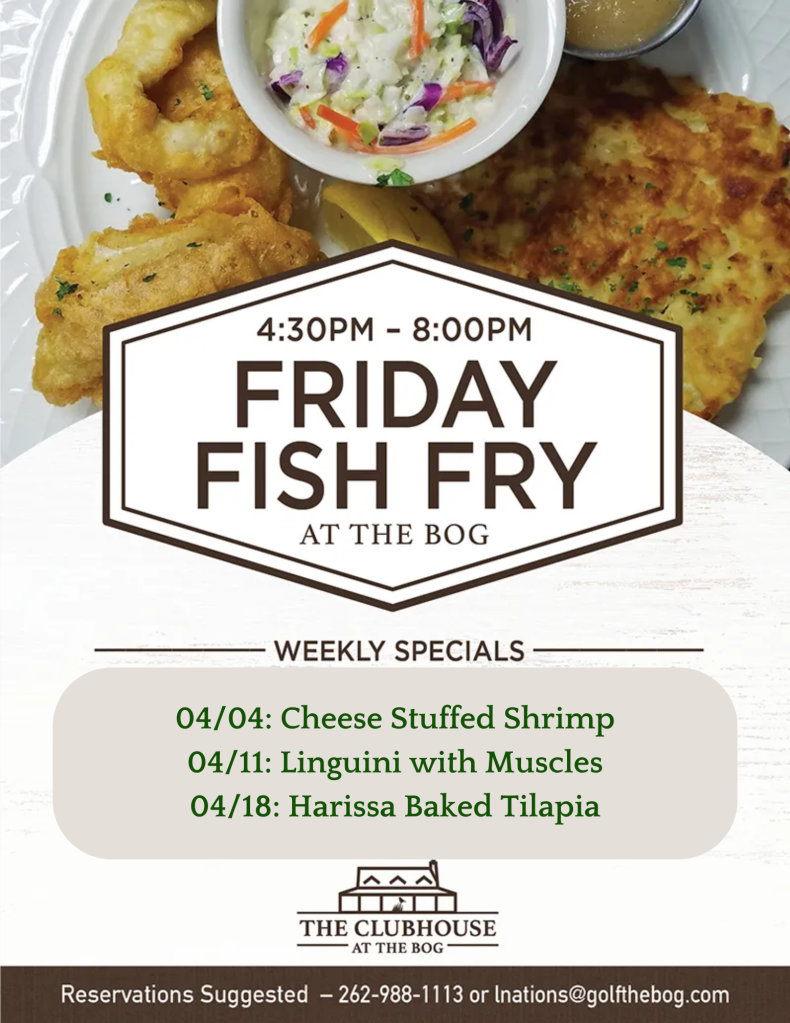 April Fish Fry at The Bog